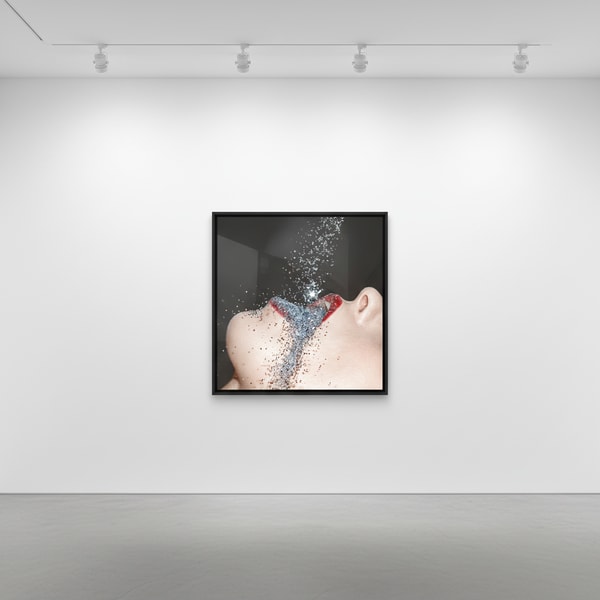 Tyler Shields - Glitter Pour, 2024, Digital C Print