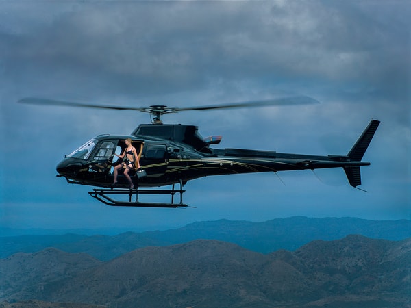 Tyler Shields - Helicopter I, 2021, Digital C Print