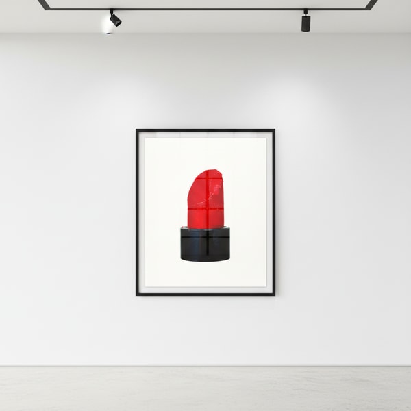 Tyler Shields - Hermes Lipstick, 2024, Digital C Print
