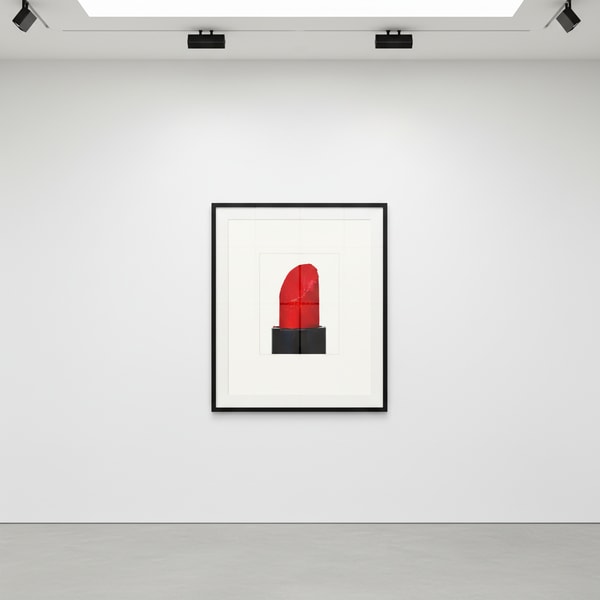 Tyler Shields - Hermes Lipstick II, 2024, Digital C Print