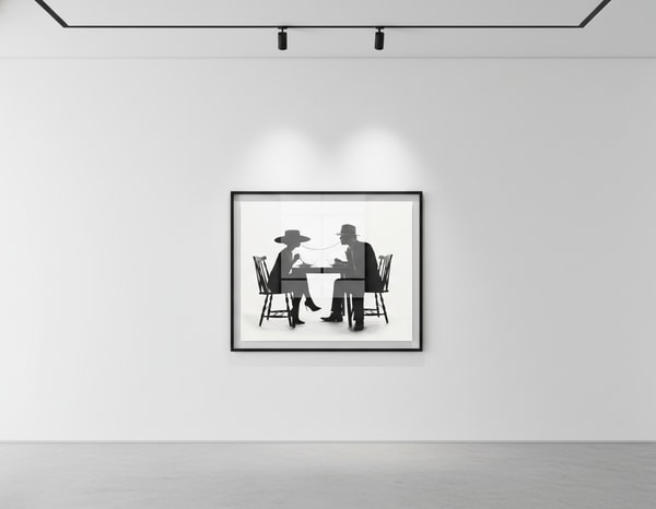 Tyler Shields - Lady and the Tramp, 2021, Digital c print