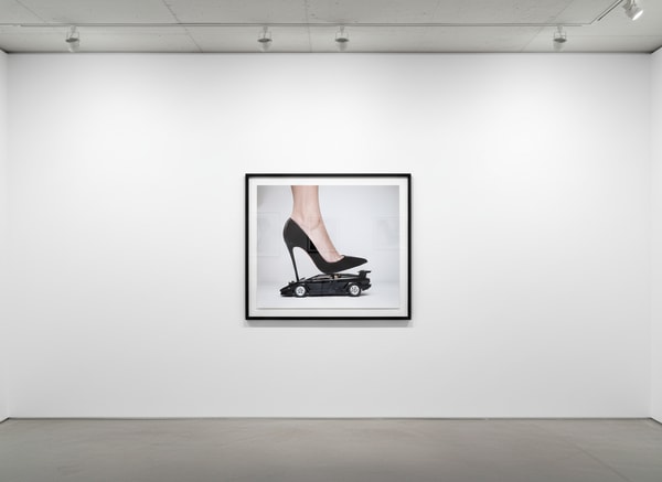 Tyler Shields - Lamborghini High Heel, 2016, Digital c print