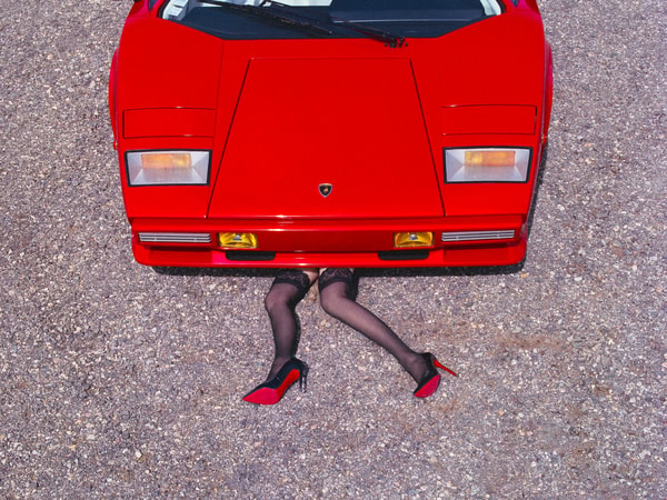 Tyler Shields - Lamborghini Legs, 2024