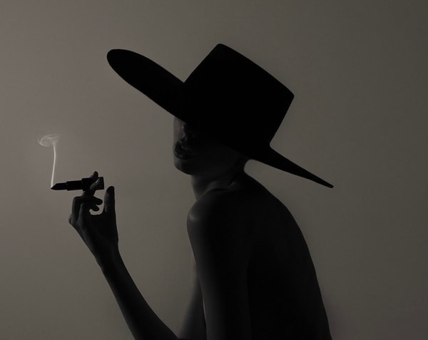 Tyler Shields - Lipstick Cigarette II, 2022