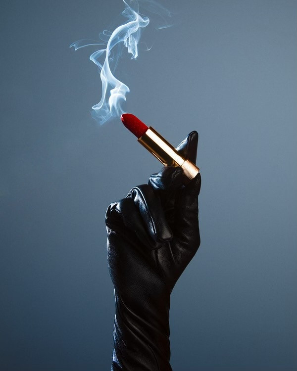 Tyler Shields - Lipstick Cigarette, 2022