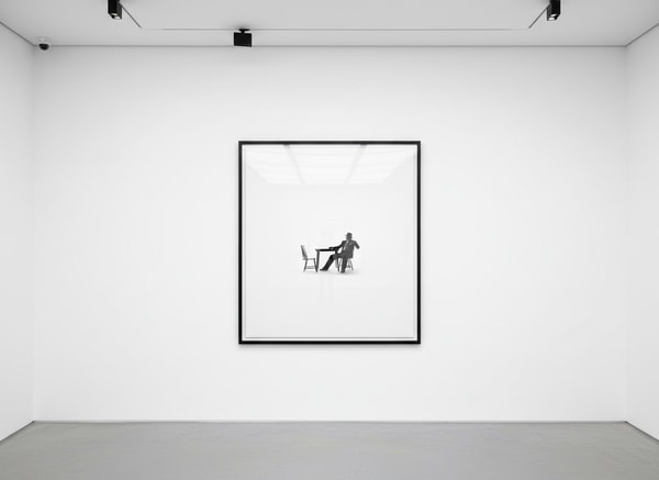 Tyler Shields - Man Silhouette, 2024, Digital c print