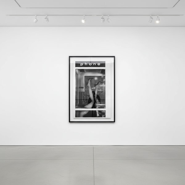 Tyler Shields - Phonebooth Legs, 2022, Digital c print