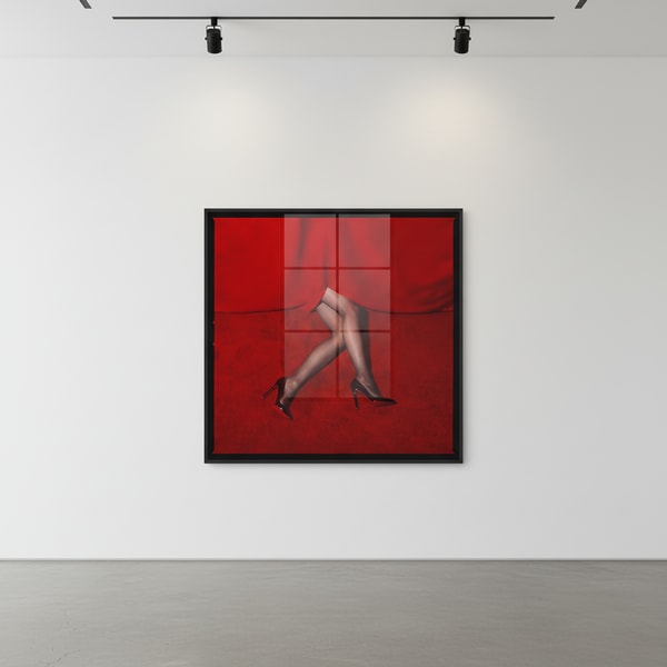 Tyler Shields - Red Legs, 2021, Digital c print