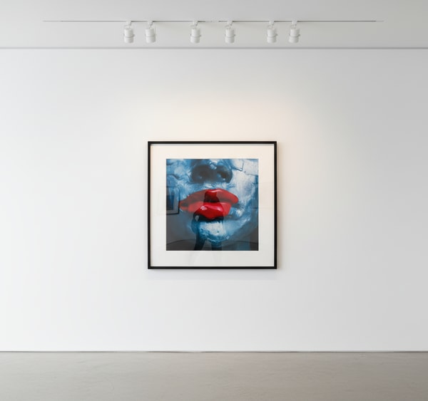 Tyler Shields - Red Lips, 2018, Dye Transfer