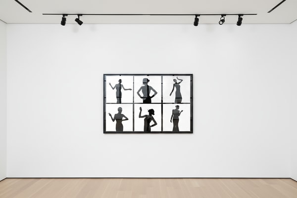 Tyler Shields - Silhouettes Contact Sheet, 2021, Digital c print