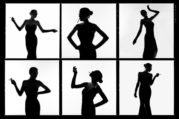 Tyler Shields - Silhouettes Contact Sheet, 2021