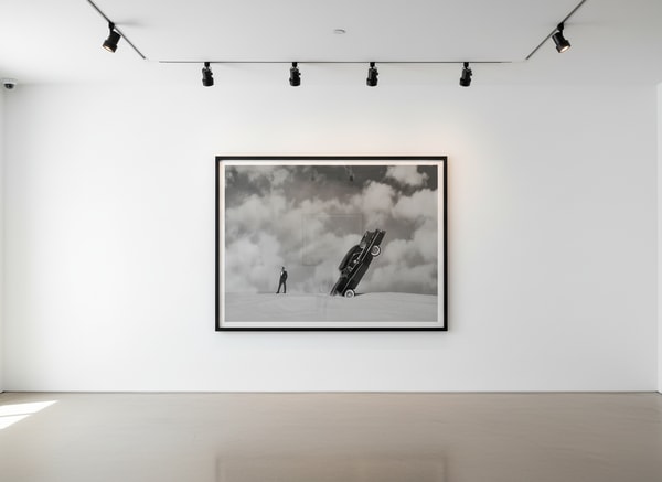Tyler Shields - The Man in the Desert, 2024, Dgital C Print