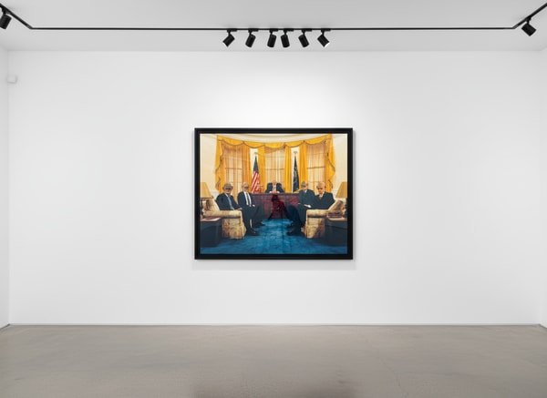 Tyler Shields - The Oval Office, 2020, Digital c print