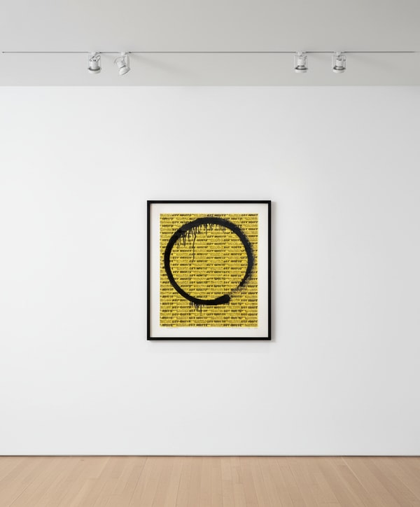 Virgil Abloh - Kyoto Enso, 2018, Silkscreen