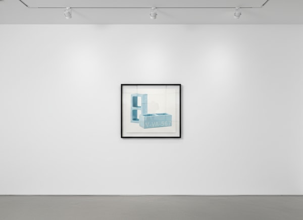 Virgil Abloh - Virgil Abloh x Vitra Ceramic Block Baby Blue, 2020, Ceramic