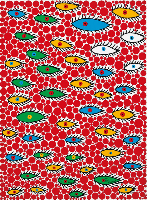 Yayoi Kusama - Eyes Flying in the Sky, 2006