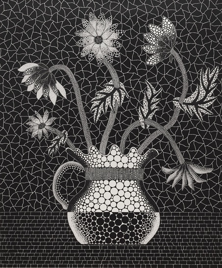 Yayoi Kusama - Flowers QE, 1993