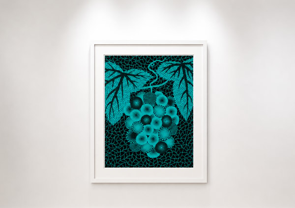 Yayoi Kusama - Grapes, 1983, Screen print