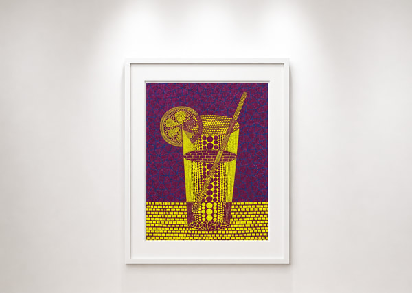 Yayoi Kusama - Lemon Squash (4), 1999, Screenprint in colours and lame