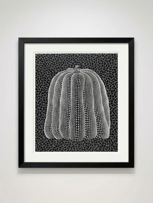 Yayoi Kusama - Pumpkin (White T), 1992, Screenprint