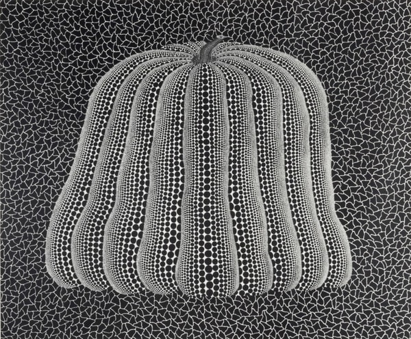 Yayoi Kusama - Pumpkin (White Y), 1992