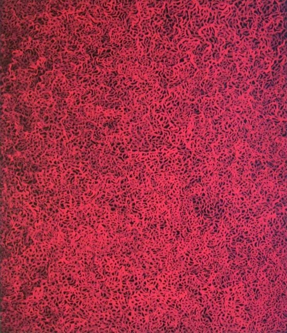 Yayoi Kusama - Rain in the Evening Glow, 1992