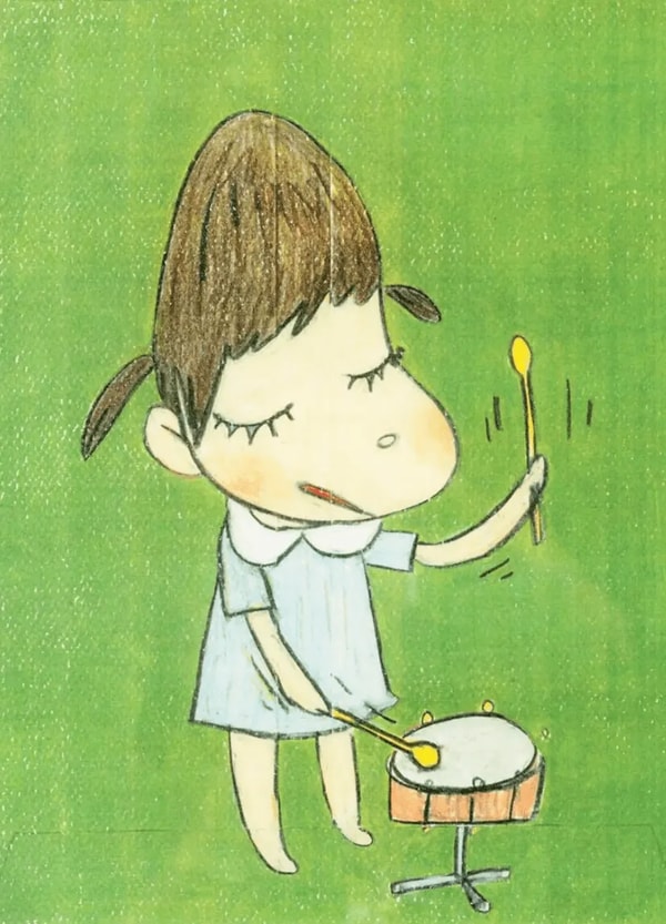 Yoshitomo Nara - Banging The Drum, 2002