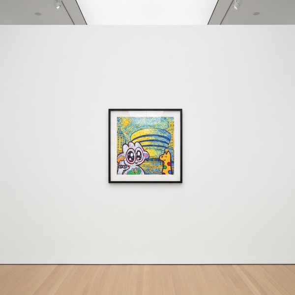 Yusuke Toda - YUM at Guggenheim, 2025, Mixed media on canvas