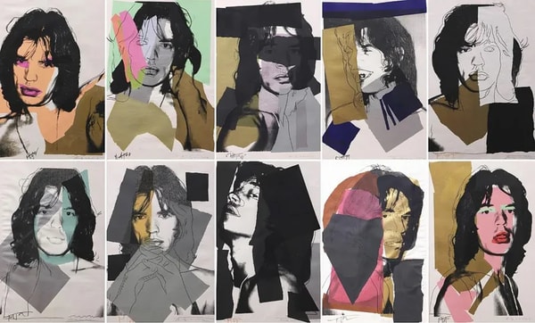 Andy Warhol Complete Mick Jagger Portfolio