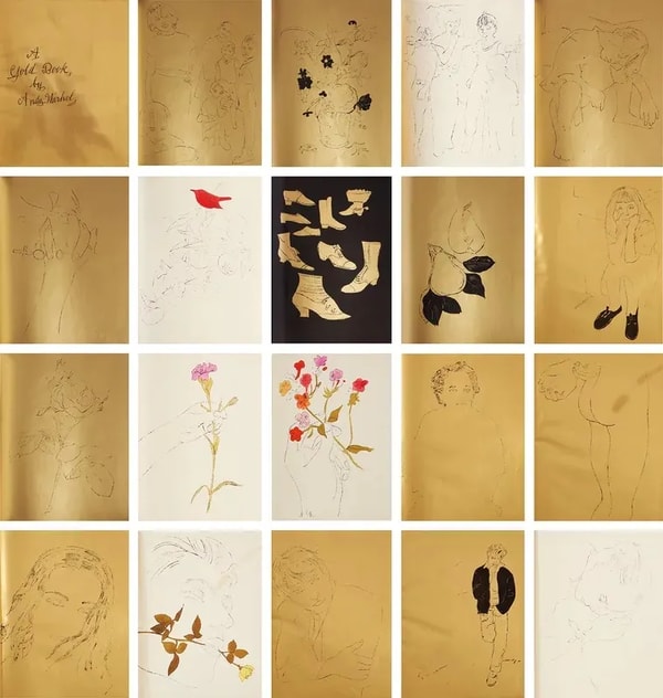 Andy Warhol A Gold Book