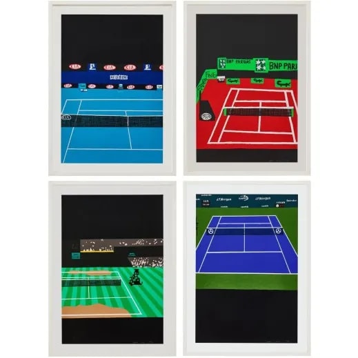Jonas Wood Tennis Prints