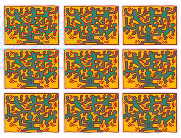 Keith Haring Growing Together