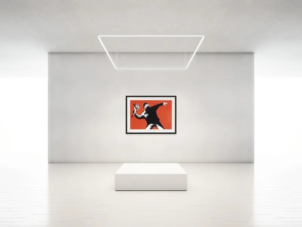 Banksy Flower Thrower