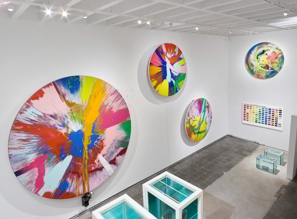 The Origins and Meaning of Damien Hirst’s Spin Paintings