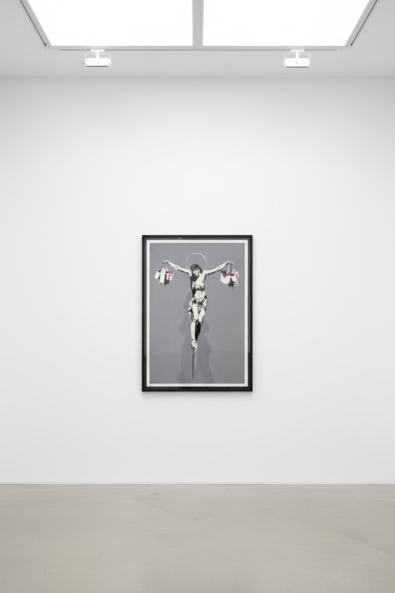 Banksy Christ with Shopping Bags