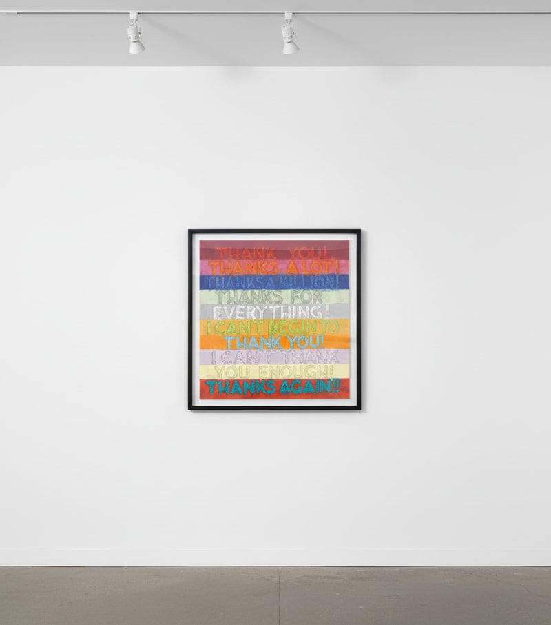 Mel Bochner Thank You