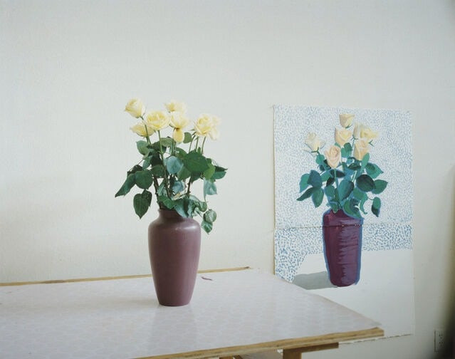 David Hockney Roses for Mother