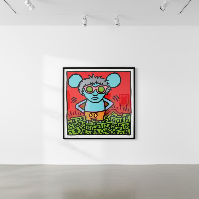 Keith Haring Andy Mouse