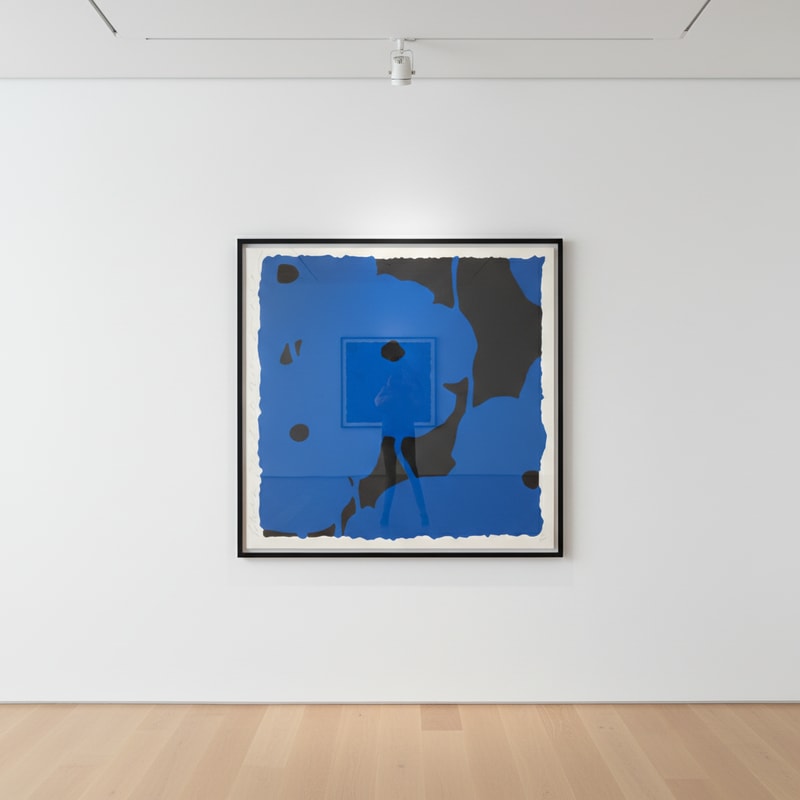 Donald Sultan Blues and Silvers